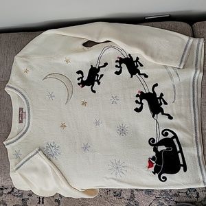 White Stag Christmas sweater
